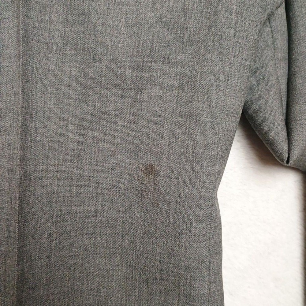 Brooks Brothers Pant Men 33x30 Gray Wool Classic Lined Dress Flat Front Suit USA - Picture 9 of 15